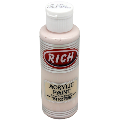 R-135 Ακρυλικό Χρώμα Dust Pink 120ml Rich